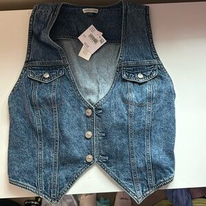 American Eagle jean vest